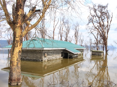 Baringo river overflowing